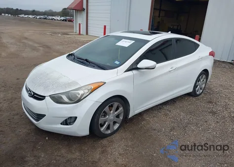 2013 Hyundai Elantra Limited из США, поврежденный, VIN 5NPDH4AE1DH168637